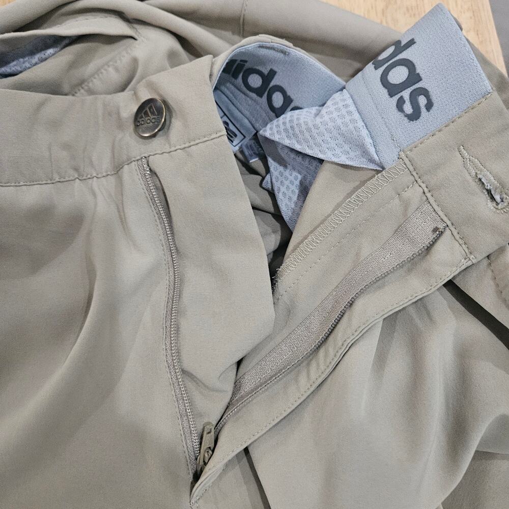 Adidas Men's 32x32‎ Ultimate365 Beige Tan Khaki Athletic Performance Golf Pants - Picture 3 of 7